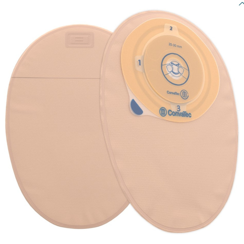 413509 Worek Kolostomijny Jednoczęściowy Esteem+ Plastyczny z Filtrem ConvaTec 20-30mm Zamknięty