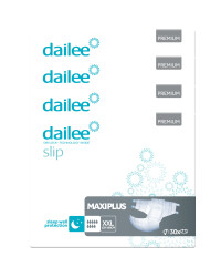 Dailee Slip Premium Maxi Plus pieluchomajtki na noc dla seniora