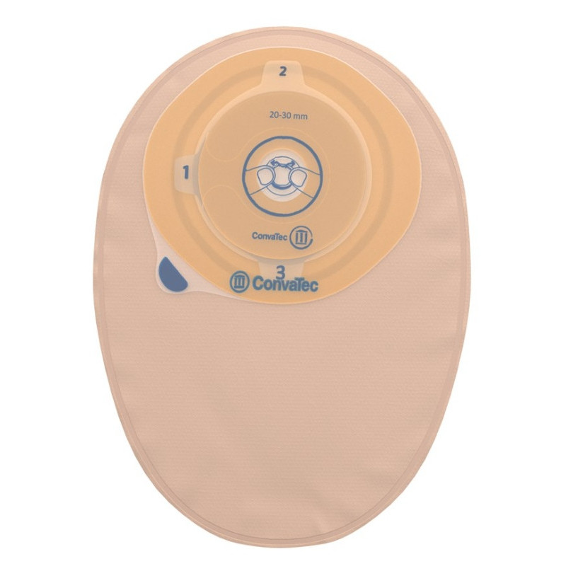 413509 Worek Kolostomijny Jednoczęściowy Esteem+ Plastyczny z Filtrem ConvaTec 20-30mm Zamknięty