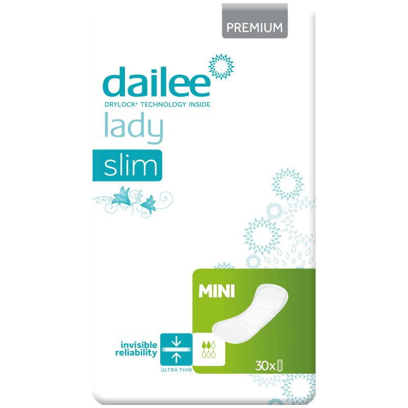Dailee Lady Slim Premium Mini wkładki higieniczne dla kobiet