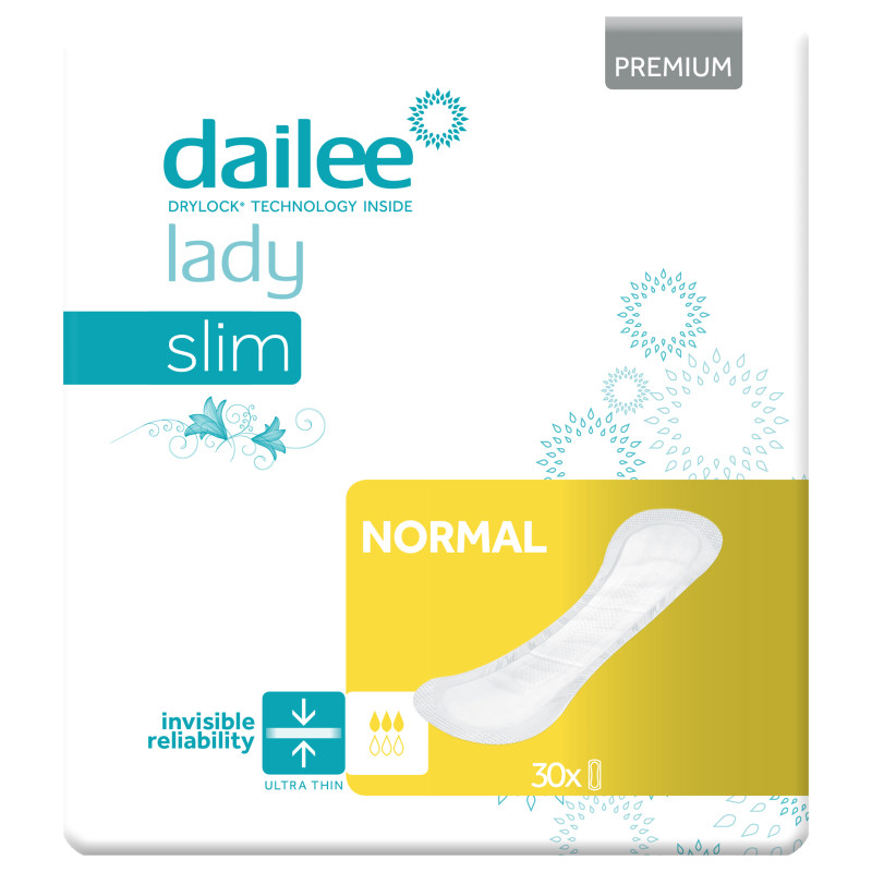 Dailee Lady Slim Premium Normal wkładki anatomiczne damskie