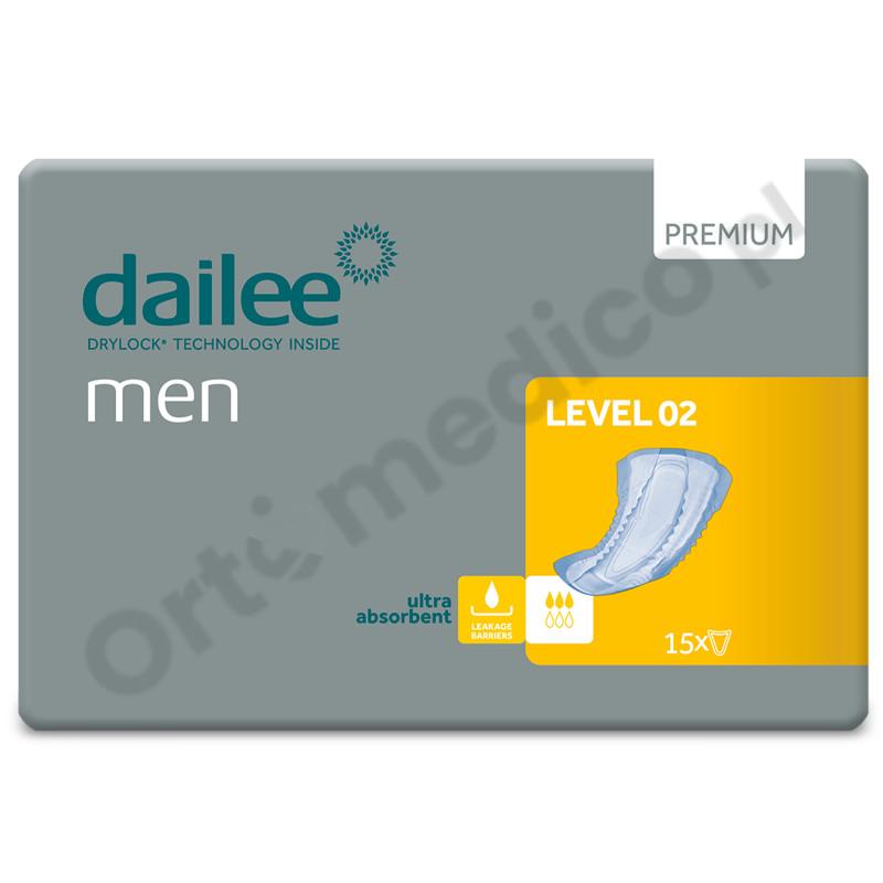 Dailee Men Premium Level 02 wkładki anatomiczne dla mężczyzn