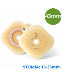 1143-15 Dansac Nova2 – płaska płytka stomijna 43 mm, hydrokoloidowa, do worków Nova 2 i NovaLife 2