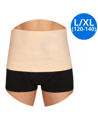 321662-06.01 Pas Stomijny Brzuszny "StomaSafe Plus" L/XL Beż Ochrona i dyskrecja worka stomijnego Tytex