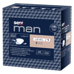 Seni Man Light Level 1 wkładki urologiczne dla mężczyzn