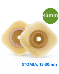 1343-15 Płytka stomijna Dansac Nova 2 X3 Convex 43 mm, 15-30mm - hydrokoloid GX