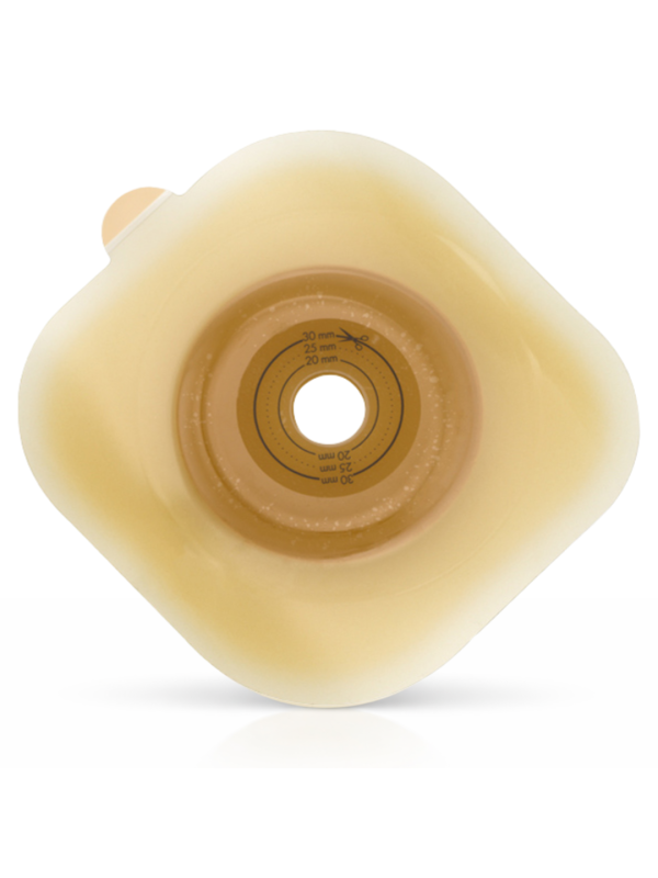 1343-15 Płytka stomijna Dansac Nova 2 X3 Convex 43 mm, 15-30mm - hydrokoloid GX