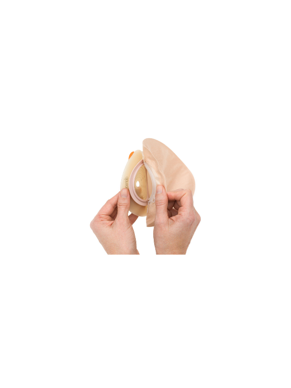 1743-10 Płytka stomijna NovaLife 2 hydrokoloidowa 43mm, 15–35 mm owalna Dansac