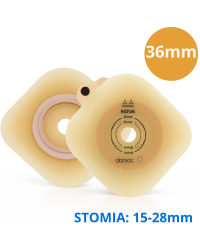 1136-15 Płytka stomijna Dansac Nova 2 do wycięcia 36mm,15–28 mm Hydrokoloid GX