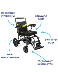 Elektryczny wózek inwalidzki FLASH-TIM Timago