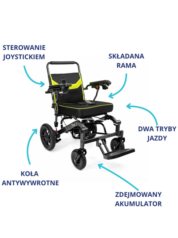 Elektryczny wózek inwalidzki FLASH-TIM Timago