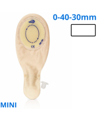 XNOP700 Worek Pediatryczny Jednoczęściowy Pedriatric Pouch Fistula Bag, 0-40-30mm Mini Do Drenów Przezroczysty Welland