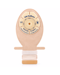 CFN8 Worek stomijny dla noworodków i niemowląt Confidence® Comfort z elastyczną płytką – 1-częściowy, beżowy (8–40 mm), 85 ml