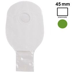 401928 Worek Ileostomijny Otwarty Pediatryczny Natura 45mm 2-cz Przezroczysty ConvaTec