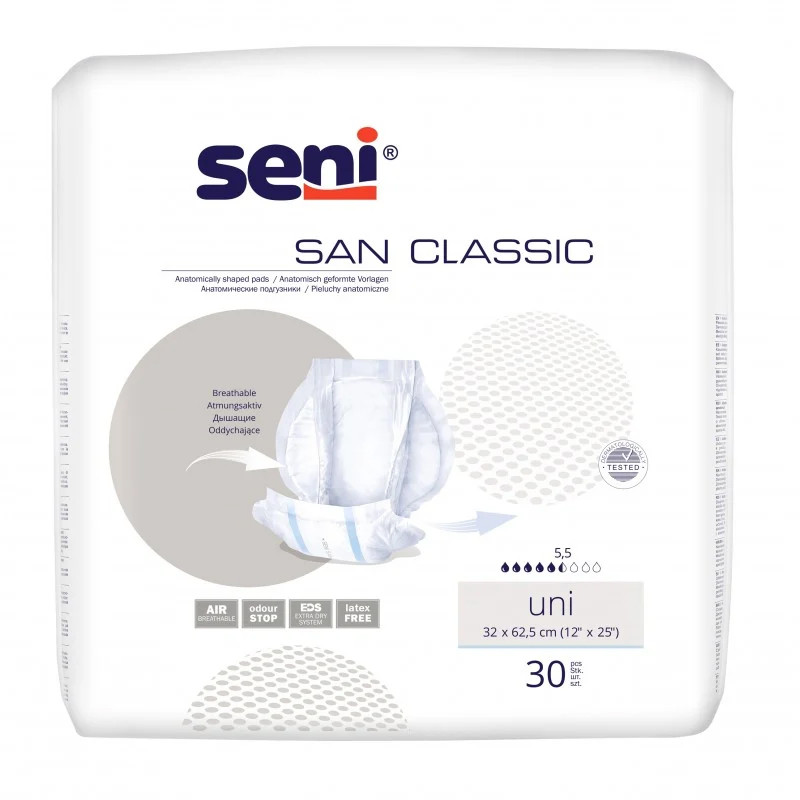 San Seni Classic Uni pieluchy wkładki anatomiczne