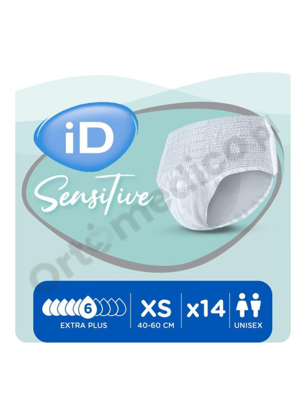 Majtki Chłonne Id Sensitive Pants Extra Plus Wciągane 6 kropli (dawne iD Pants Plus)