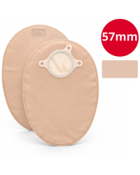 416409 Worek Ileostomijny Z Filtrem Zamknięty Natura Średni 57mm ConvaTec
