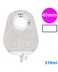 114920 Worek Uro 2-cz SenSura Mio Click  40mm 510ml Maxi Przezroczysty Coloplast