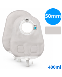 114960 Worek Urostomijny 2-cz SenSura Mio Click  50mm 400ml Midi Neutralny Szary Coloplast