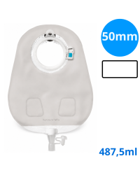 114980 Worek Urostomijny Dwuczęściowy SenSura Mio Click Maxi 50mm 487,5ml Neutralny Szary Coloplast