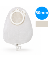142250 Worek Urostomijny 2-cz Alterna Multichamber 50 mm Maxi Biały/Cielisty Coloplast