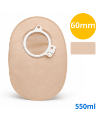 101660 Worek SenSura Click Xpro 60 mm 550 ml Cielisty Zamknięty Coloplast