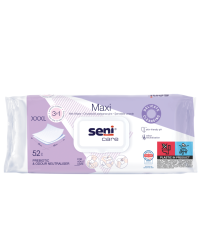 Seni Care chusteczki nawilżane dla dorosłych Maxi 3w1 52 szt.