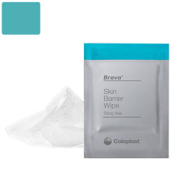 120215 Brava Środek Do Pielęgnacji Skóry Stomii Chusteczka Gazik Coloplast