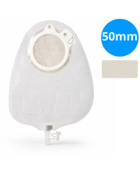 142250 Worek Urostomijny 2-cz Alterna Multichamber 50 mm Maxi Biały/Cielisty Coloplast