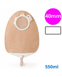118540 Worek Urostomijny 2-cz SenSura Click 40 mm 550ml Maxi Przezroczysty Coloplast