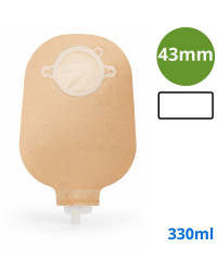 1218-43 Dansac Nova 2 Urostomy- przezroczysty worek urostomijny 2-częściowy, 330 ml