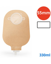 1218-55 Worek Dwuczęściowy Nova 2 Urostomia 55 mm 330 ml  Przezroczyste Dansac