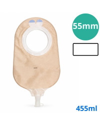 XP2U755 Welland Flair2 Worek Urostomijny 55mm 455ml Dwuczęściowy Przezroczysty