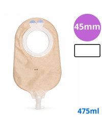 XP2U745 Worek Urostomijny Dwuczęściowy 45mm 475ml Welland Flair2 Przezroczysty