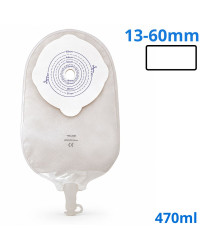 WUR713 Worek Urostomijny  Jednoczęściowy Liberty Urostomy 13-60mm 470ml Welland