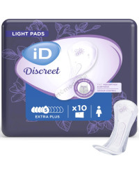 Wkładki iD Discreet Extra Plus Klejone Do Bielizny Wkładki Urologiczne Dla Kobiet (Dawniej iD Light Advanced Extra)