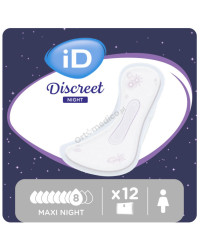Wkładki urologiczne na noc iD Discreet Maxi Night NOWOŚĆ największa chłonność 8/10