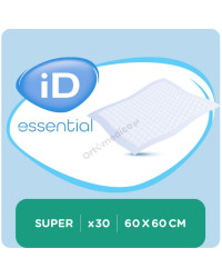 Podkłady iD Essential Underpads Super 60x60 Chłonne Na Materac, Łóżko (Dawniej iD Expert Protect Super)