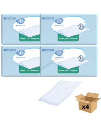 Podkłady iD Essential Underpads Super 60x60 Chłonne Na Materac, Łóżko (Dawniej iD Expert Protect Super)