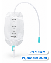 25110130 Worek do zbiórki moczu na nogę Larena® 500 ml Cortmed