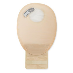 13152-55  Worek Stomijny Dwuczęściowy NovaLife 2 55 mm 440 ml MIDI Beż Otwarty Dansac