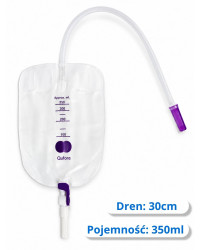 11061901 Worek Do zbiórki Moczu 0,35 L Dren 30 cm Leg Bag Premium Przezroczysty MBH QUFORA