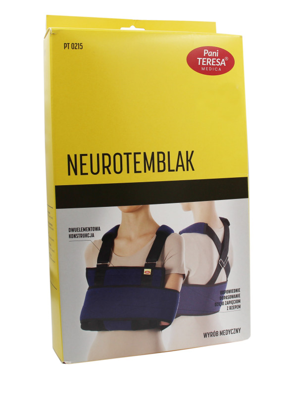 Neurotemblak ortopedyczny na rękę - temblak podtrzymujący kończynę górną, uniwersalny Pani Teresa PT0215