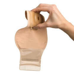 841-46 Worek Stomijny Nova1 FoldUp 15-46 mm 550 ml Convex 6 mm Otwarty Beż Dansac