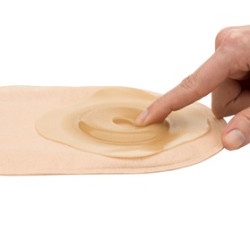 841-46 Worek Stomijny Nova1 FoldUp 15-46 mm 550 ml Convex 6 mm Otwarty Beż Dansac