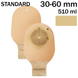 823-30 Worek Stomijny Nova1 FoldUp 30-60 mm 510 ml REGULAR Otwarty Beż Dansac