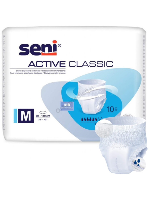 Seni Active Classic elastyczne majtki chłonne zakładane