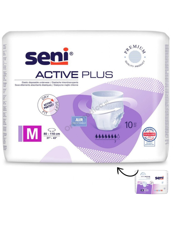 Seni Active Plus majtki chłonne zakładane jak bielizna