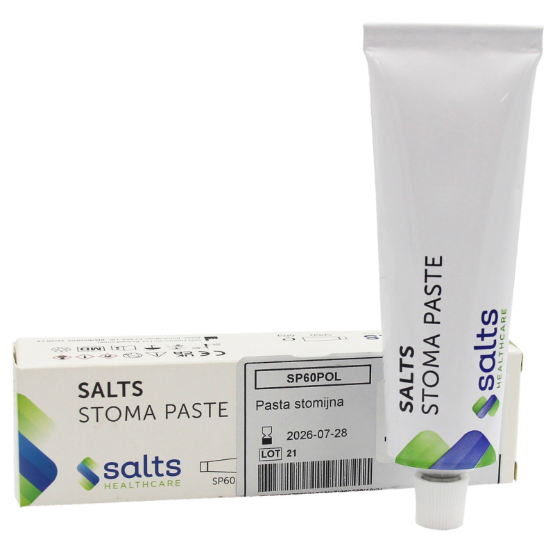 SP60 Pasta Stomijna Uczelniająco-Gojąca 60g SALTS STOMAPASTE