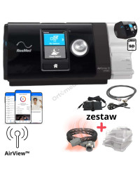 ResMed AirSense 10 AutoSet + Nawilżacz+ Podgrzewacz –  terapia zmiennociśnieniowy CPAP dla skutecznego leczenia bezdechu sennego
